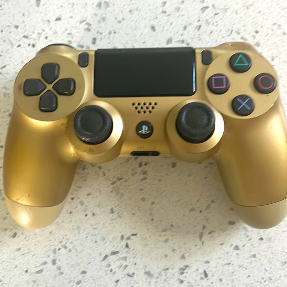 PlayStation 4 controllers. 100 for all 4.